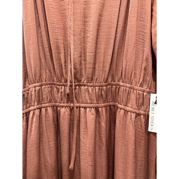 FLORET STUDIOS Women Long Burnt Apricot Dress XL - Picture 6 of 6